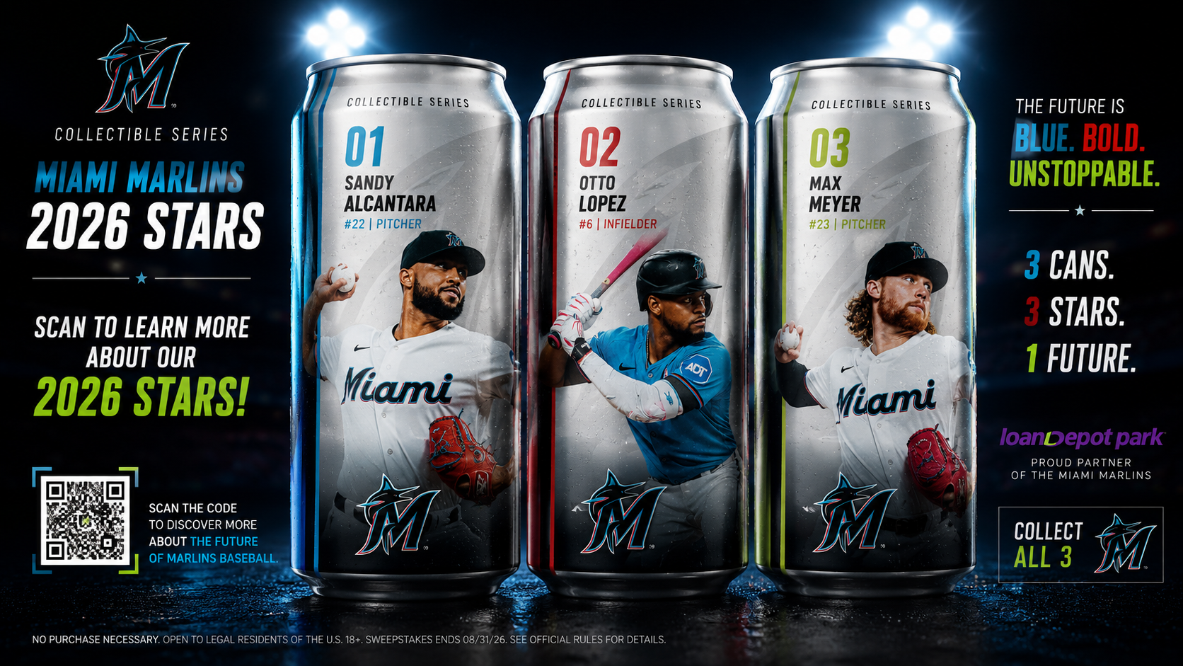 Miami Marlins 2026 Stars collectible can series